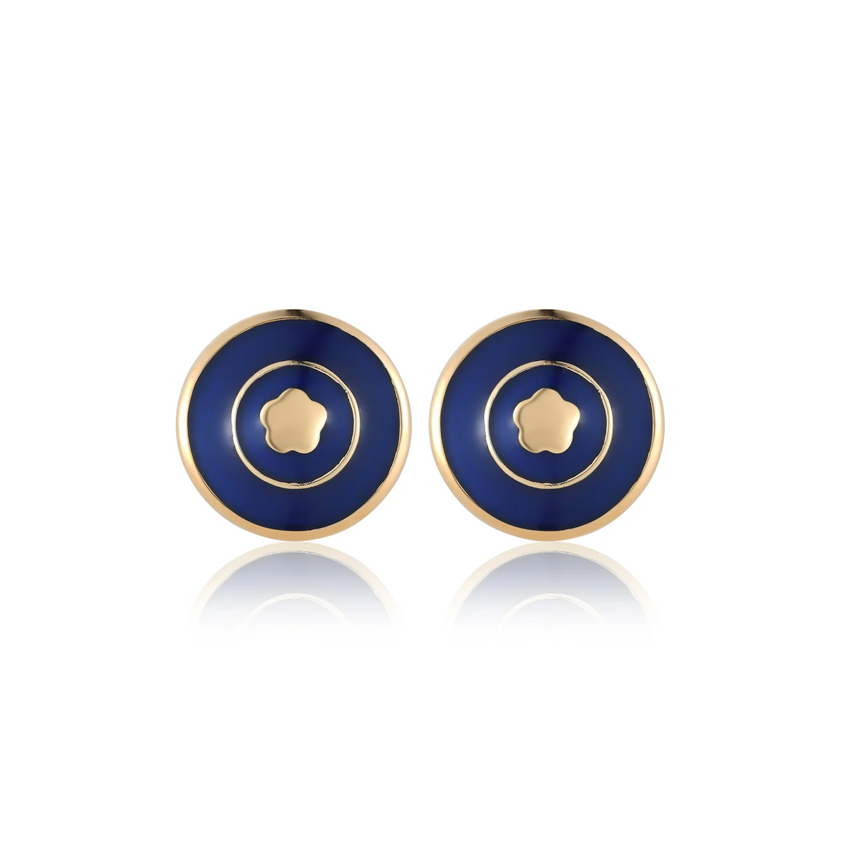Royal Blue Bloomelle Studs