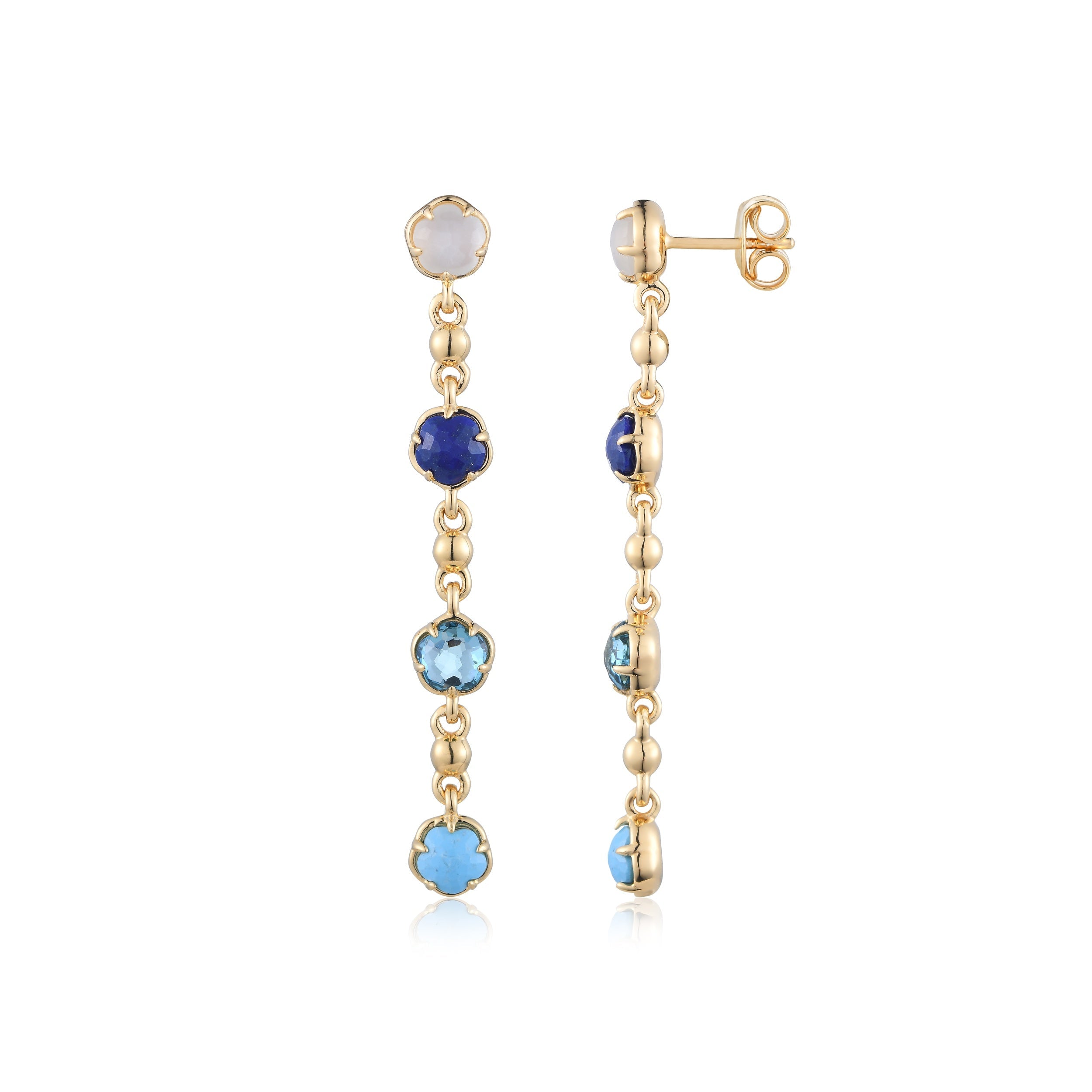 Blossom Azure Quartet Earrings
