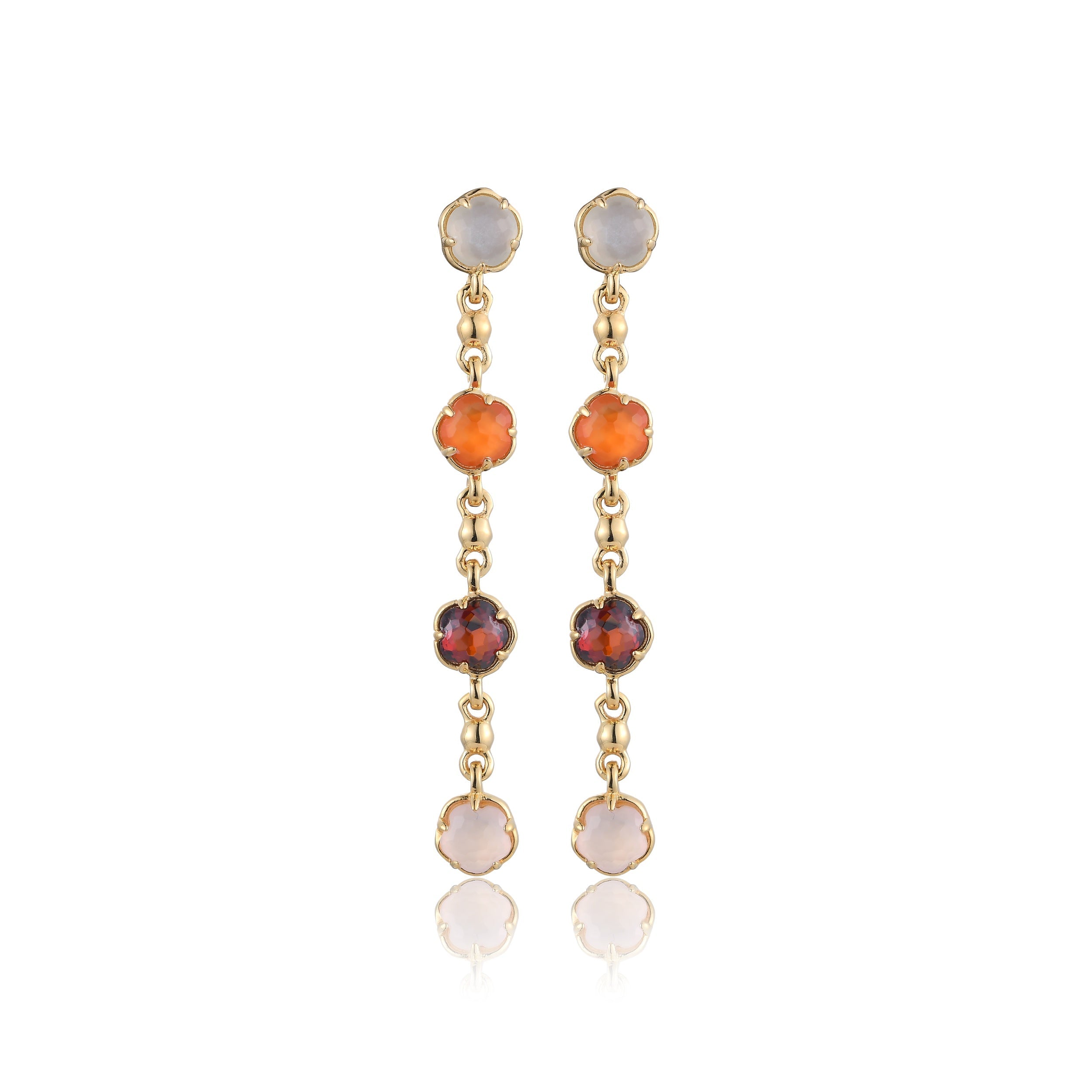 Blossom Rosette Quartet Earrings