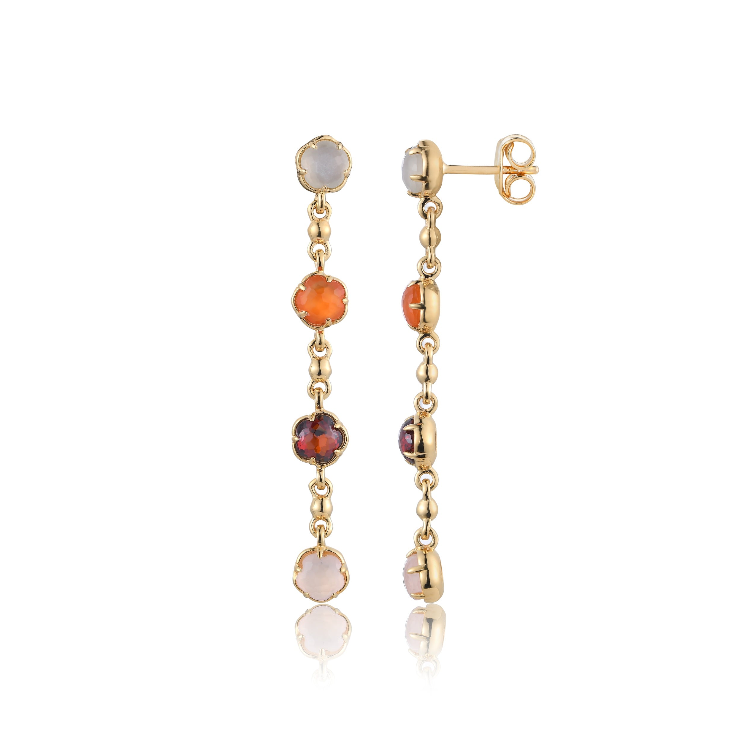 Blossom Rosette Quartet Earrings